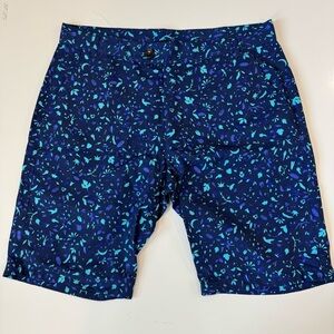 Greyson Patterned Shorts 10” Golf Beach Summer Size 36